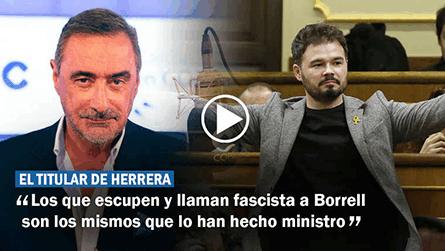 Los que escupen y llaman fascista a Borrell son los mismos que lo han hecho ministro