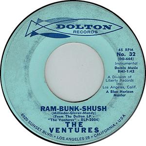 RAM-BUNK-SHUSH - The Ventures de 1961