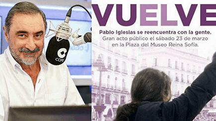 La sutil irona de Herrera con la vuelta de Iglesias a la primera lnea de Podemos