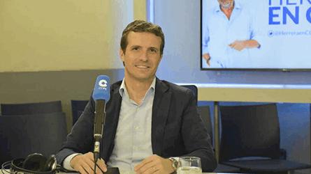 Casado emplaza a Rivera en COPE a decir dnde pactar con el PSOE tras las elecciones del domingo