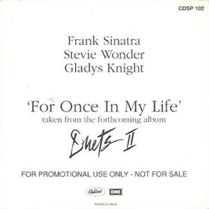 For Once In My Life - Frank Sinatra con Gladys Knight and Stevie Wonder