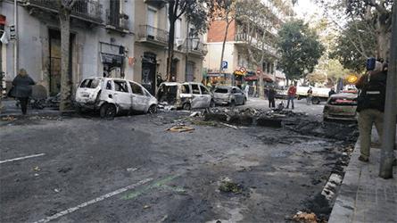 No sabes lo que es salir por Barcelona y sentir el olor a quemado en las calles