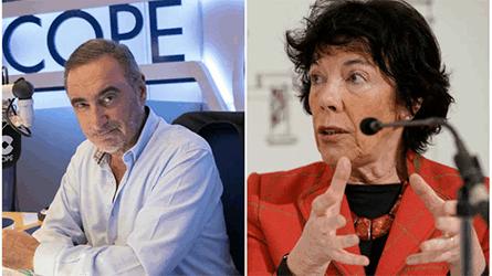 El duro vaticinio de Herrera sobre el futuro de Celaá: Le va a perseguir toda su vida