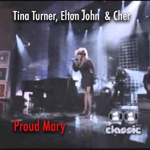 Tina Turner, Elton John and Cher - Proud Mary