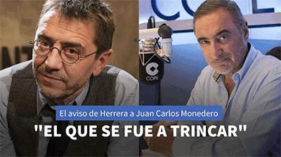 El toque de atencin de Herrera a Monedero tras criticar la gestin de Ayuso, lo mejor de Herrera en