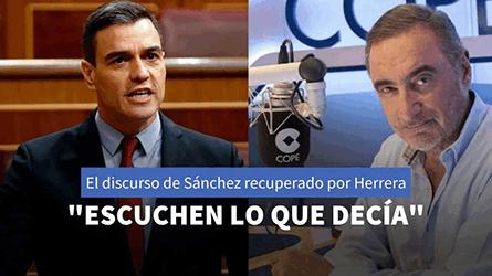 Herrera desvela el verdadero inters de Snchez tras lamentar el fallecimiento de un miembro de ETA