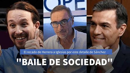 El recado de Herrera a Iglesias por este detalle de Snchez en su mocin de censura a Rajoy
