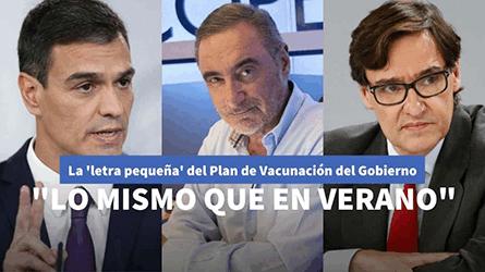 Herrera enumera la letra pequea del Plan de Vacunacin de Snchez y sus plazos para hacerlo efectiv