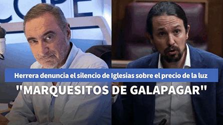 La denuncia de Herrera por el silencio de Iglesias sobre el precio de la luz en plena ola de fro
