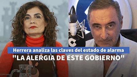 Herrera anuncia los motivos por los que el Gobierno de Sánchez no quiere modificar el estado de alar