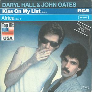 Early Hall and John Oates - Kiss on my list