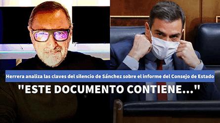 Herrera destapa por qu Snchez quiso ocultar el informe del Consejo de Estado: Este documento conti
