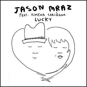 5.- Jason Mraz con Ximena Sariana - Suerte (Lucky)