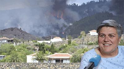 Alcaldesa de Los Llanos (La Palma), en Herrera: Cuando pasa un volcán todo queda sepultado