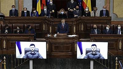 Zelenski, en el Congreso: Parece que estamos en abril de 1937 en Guernica 0:04 / 36:09