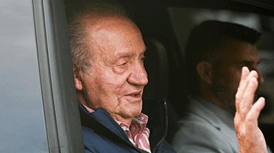 El Rey Don Juan Carlos abandona Zarzuela tras once horas y regresa esta misma noche a Abu Dabi