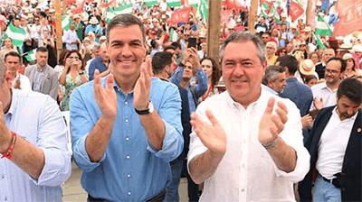 En la campaña de Andalucía los nervios que se apoderan del Partido Socialista