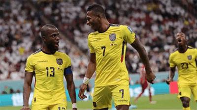 Enner Valencia delantero del Ecuador (Catar 0 - Ecuador 2)